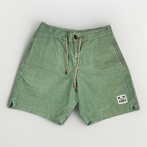 Howler Brothers Pressure Drop Corduroy Shorts Mens 28 Lichen Green 7"